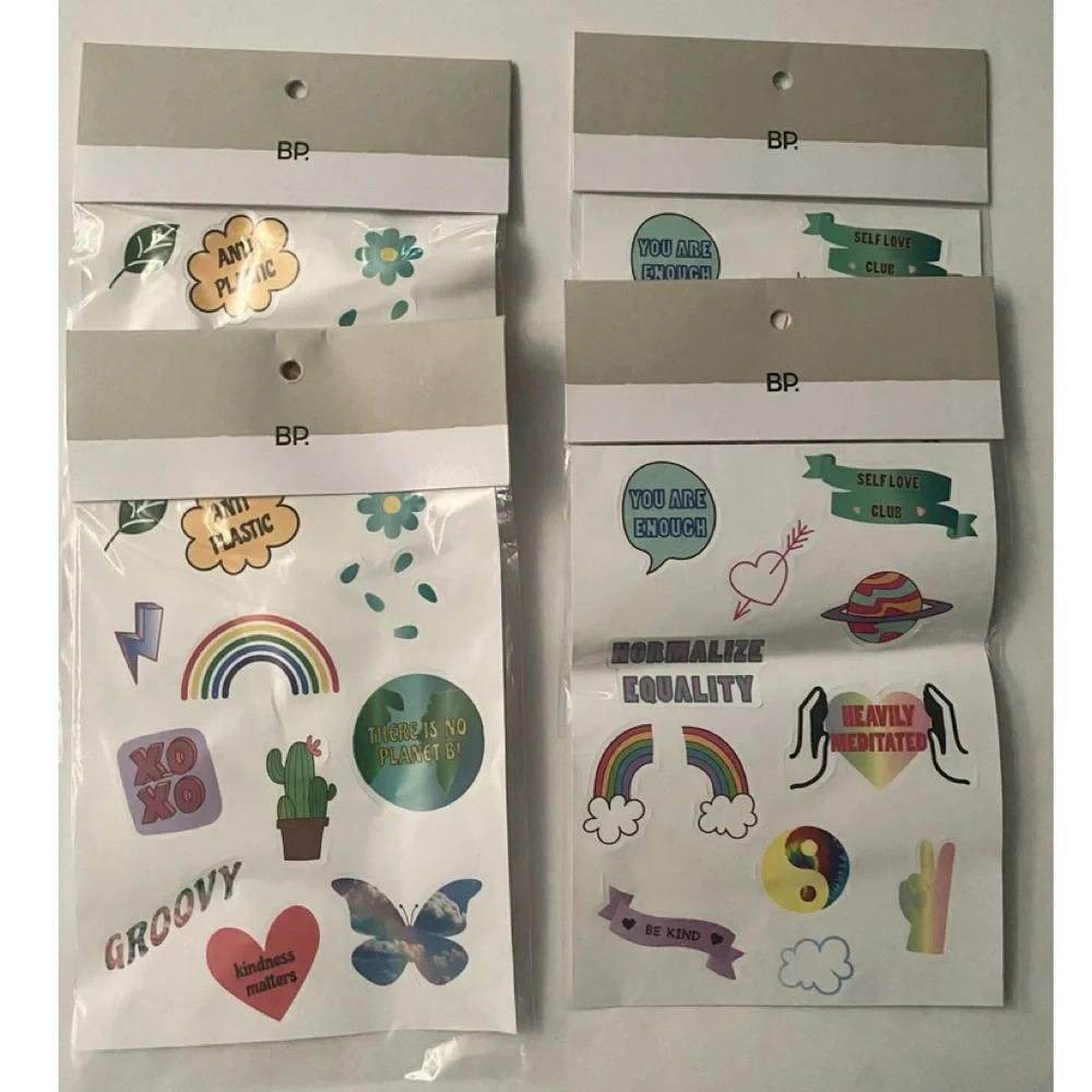 Bp. Equality Self Love Rainbow Stickers 4 Pack